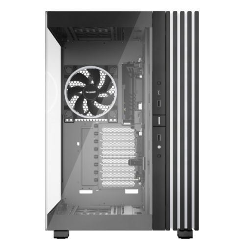 Be Quiet! Light Base 900 FX ARGB Gaming Case w/ Glass Front & Side, E-ATX, Invertible, 4x ARGB Fans, 3M ARGB Strip & Controller, USB-C, Asus BTF Compatible, Black