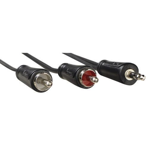 Hama 3.5mm Jack Plug to 2x RCA Plugs, 0.75 Metre