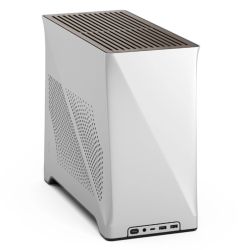 Fractal Design Era 2 ITX (Silver) Compact Case w/ Walnut Top, Mini ITX, Requires SFX/SFX-L PSU, 2 Fans, 3-Slot GPU & 280mm Radiator Support, USB-C