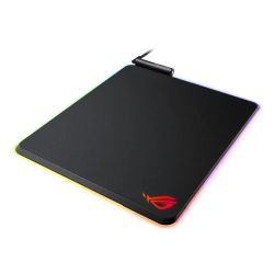 Asus ROG Balteus RGB Gaming Mouse Pad, Customisable Lighting, Non-slip, USB Passthrough, 370 x 320 x 7.9 mm