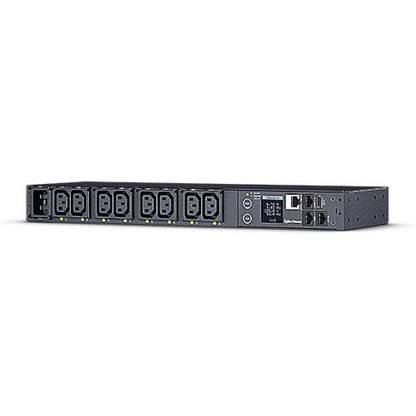 CyberPower PDU41005 Switched Power Distribution Unit, 1U Rackmount, 1x IEC C20 Input, 8 Outlets, Real-Time Local/Remote Monitoring & Switching, LCD Display