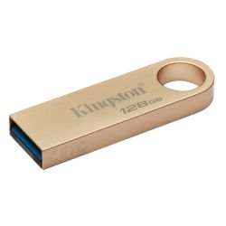 Kingston 128GB DataTraveler SE9 G3 Memory Pen, USB 3.2 Gen1 Type-A, Metal Gold Casing