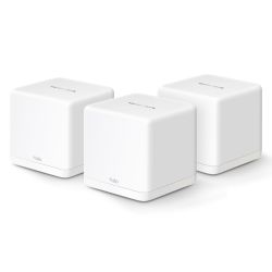 Mercusys (Halo H1500X 3-Pack) AX1500 Dual Band Whole Home Mesh Wi-Fi 6 System, OFDMA & MU-MIMO