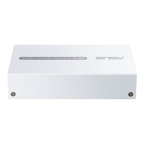 Asus (ExpertWiFi EBP15) 5-Port Gigabit Smart Managed Switch with 4-Port PoE+, 60W, Centralised Management