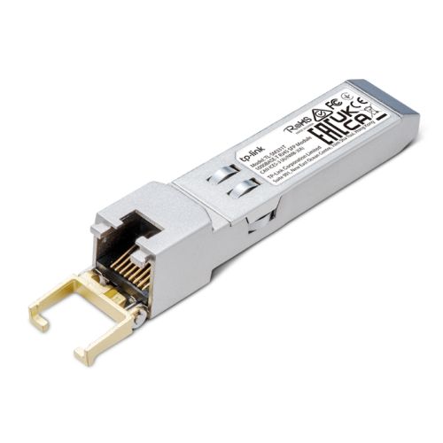 TP-LINK (TL-SM331T) 1000BASE-T RJ45 SFP Module, Support TX Disable, 	100m Reach Over Cat5e or Above, Hot-Pluggable