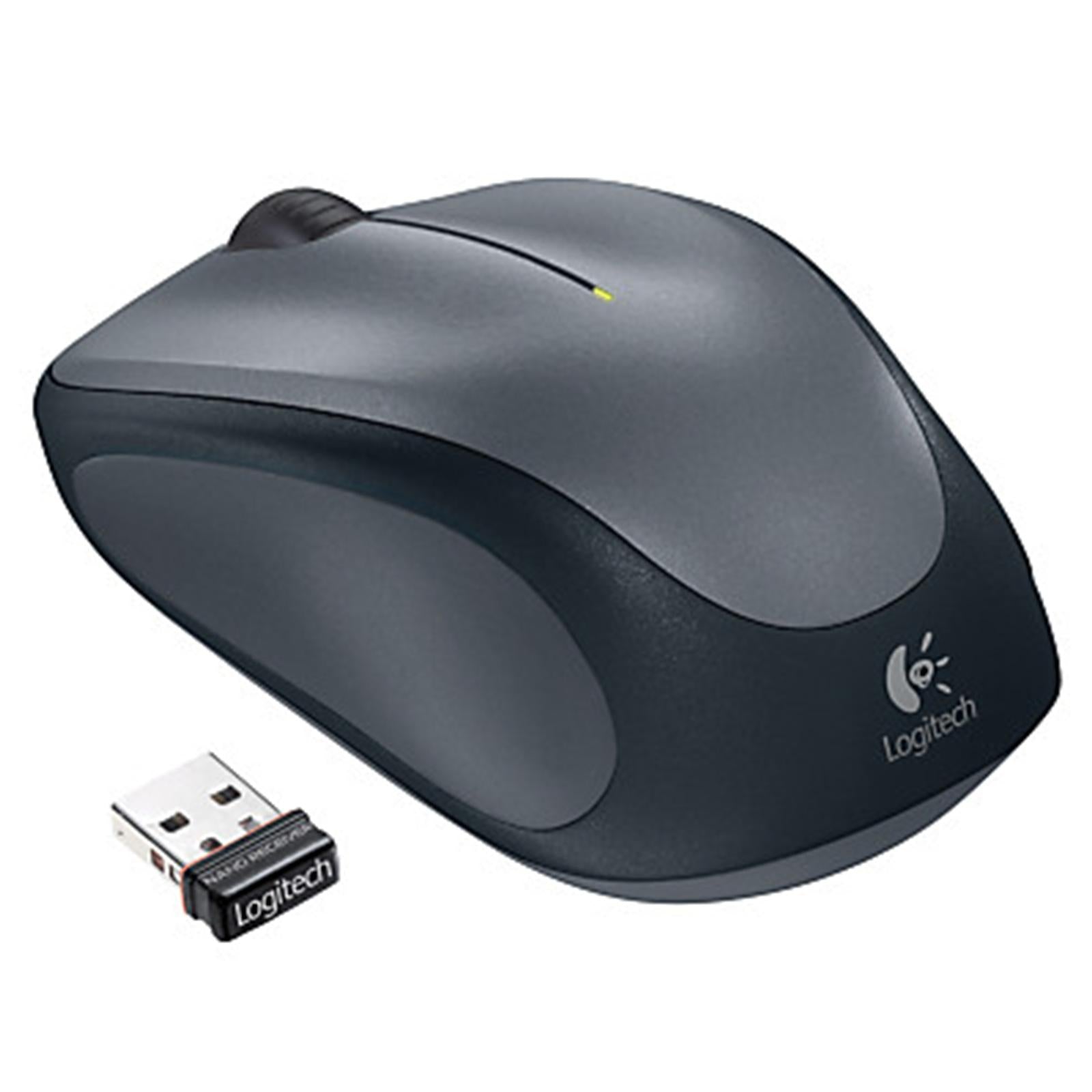 Logitech M235 Black and Grey Wireless Compact Design Optical Mouse